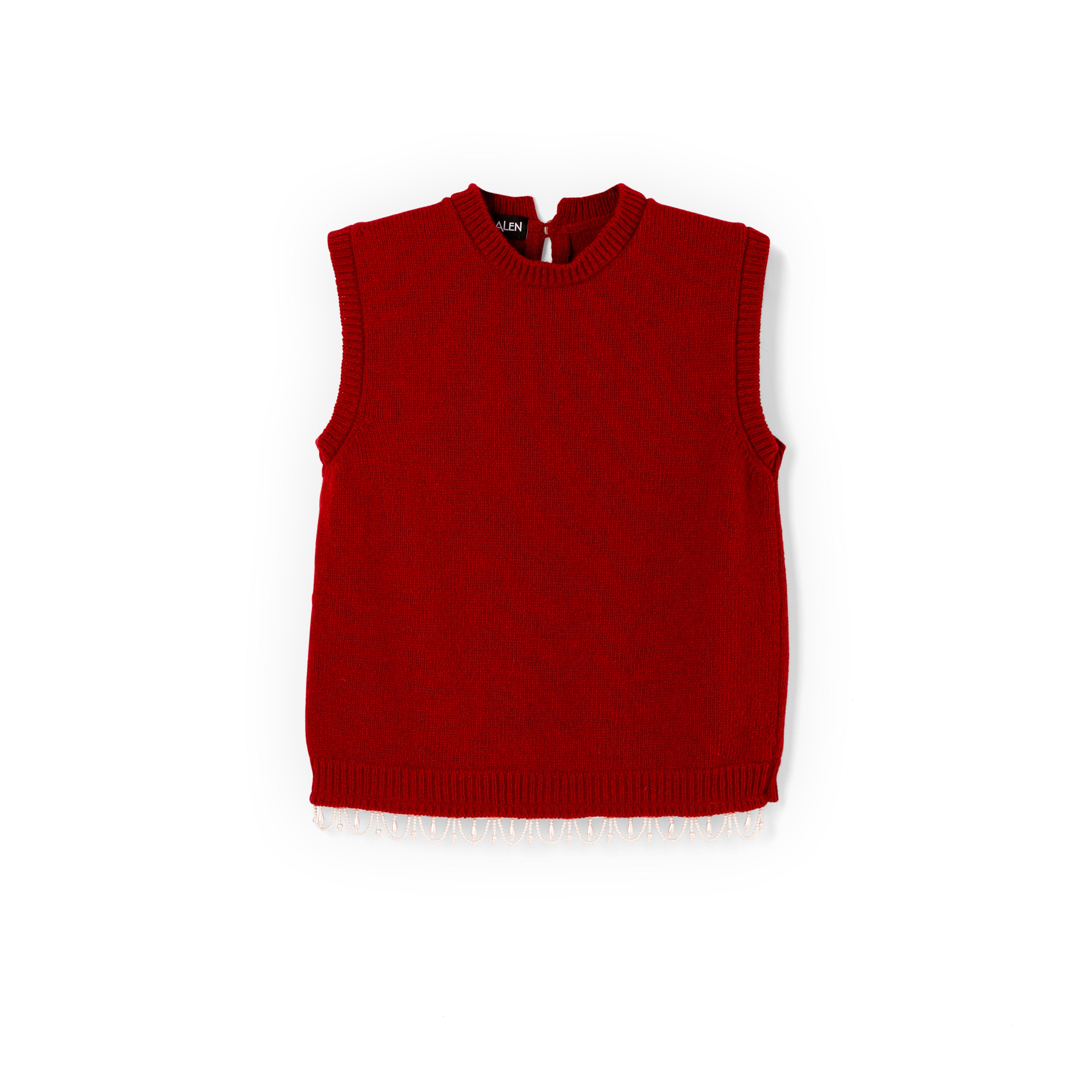 Mumu Pearl Red Vest