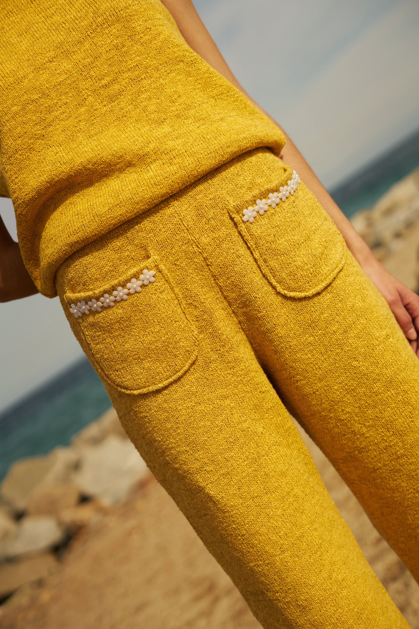 Pantalones Blanca - Amarillo