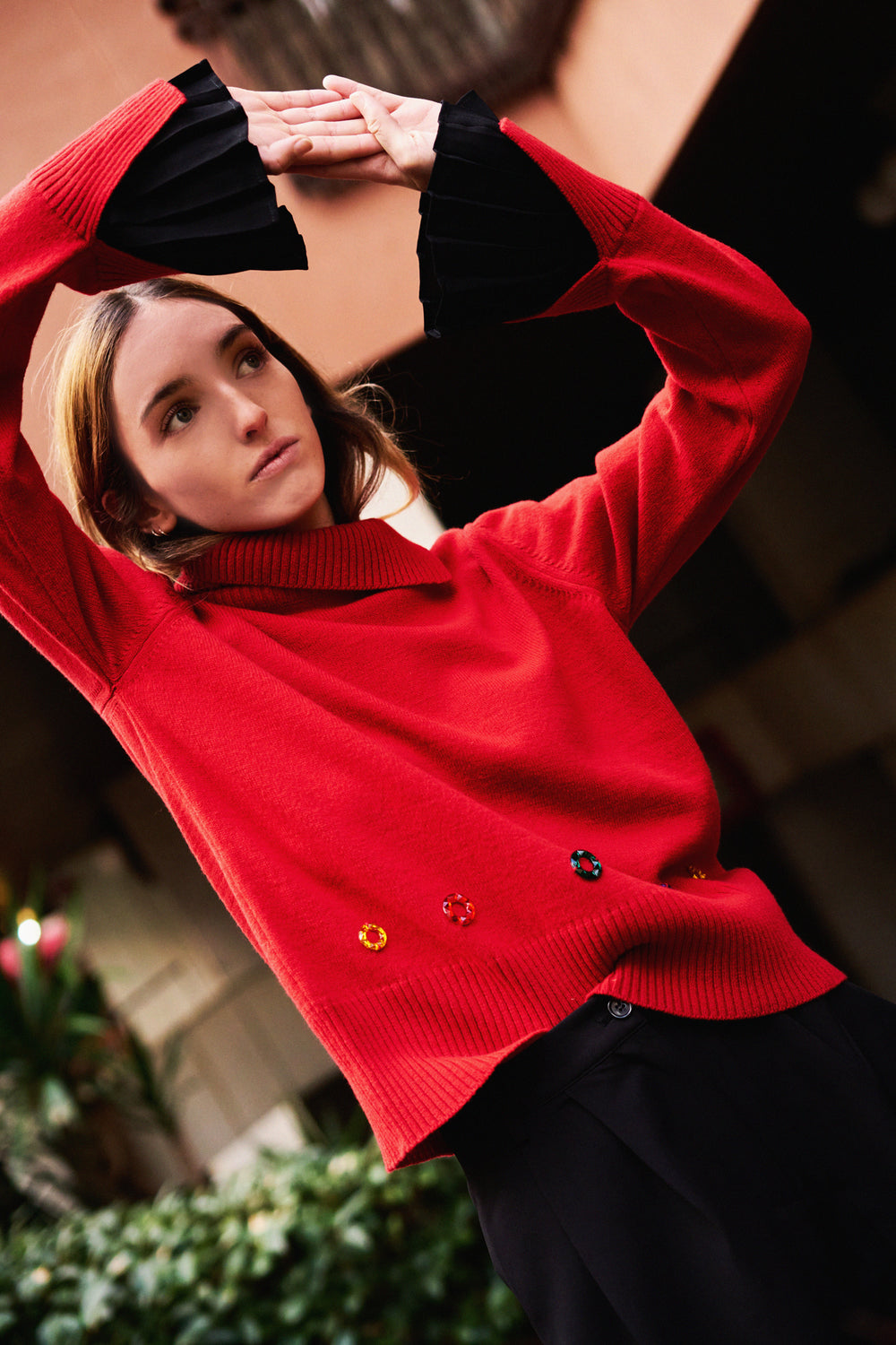 Silvia Red Sweater