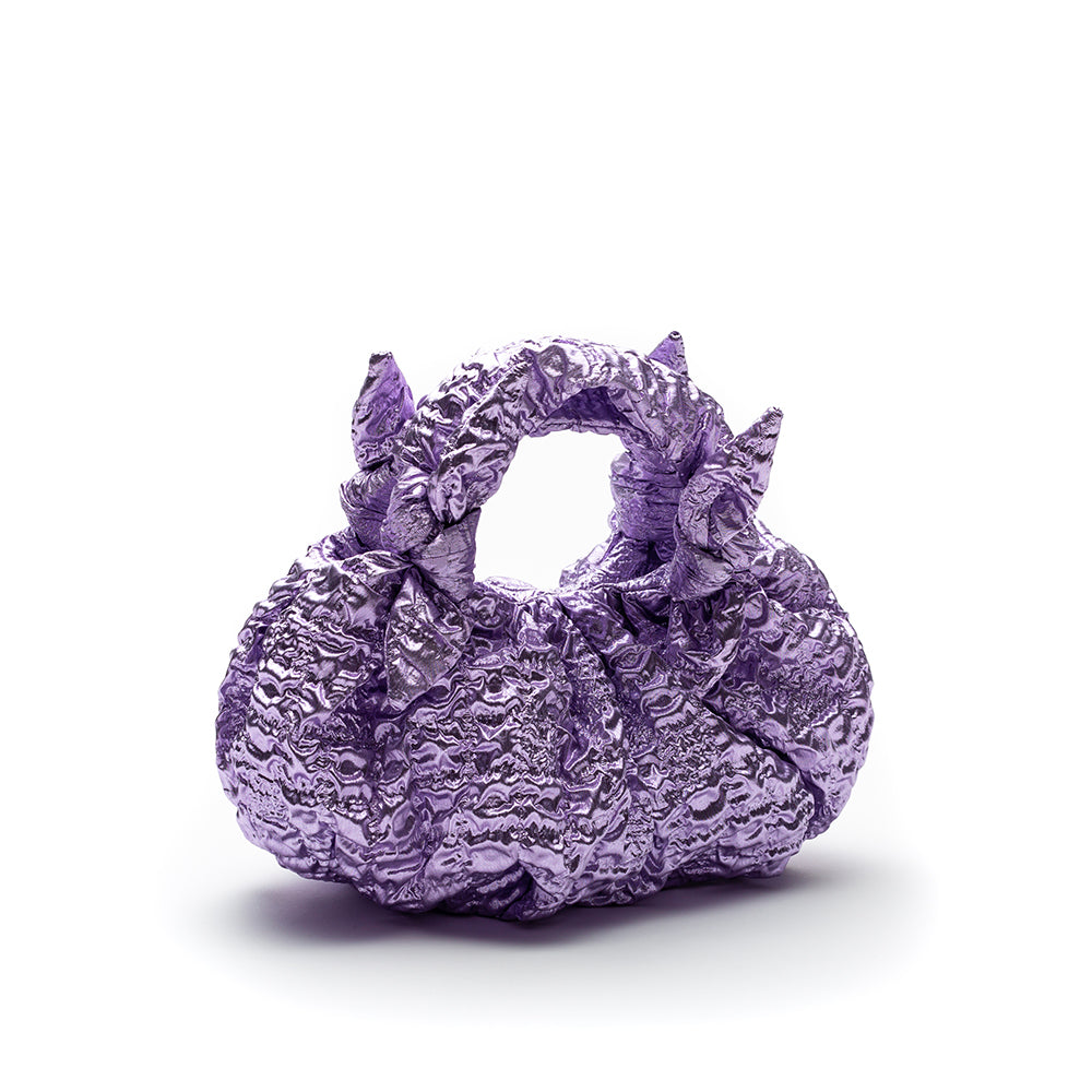 bernatta mini lilac textured bag