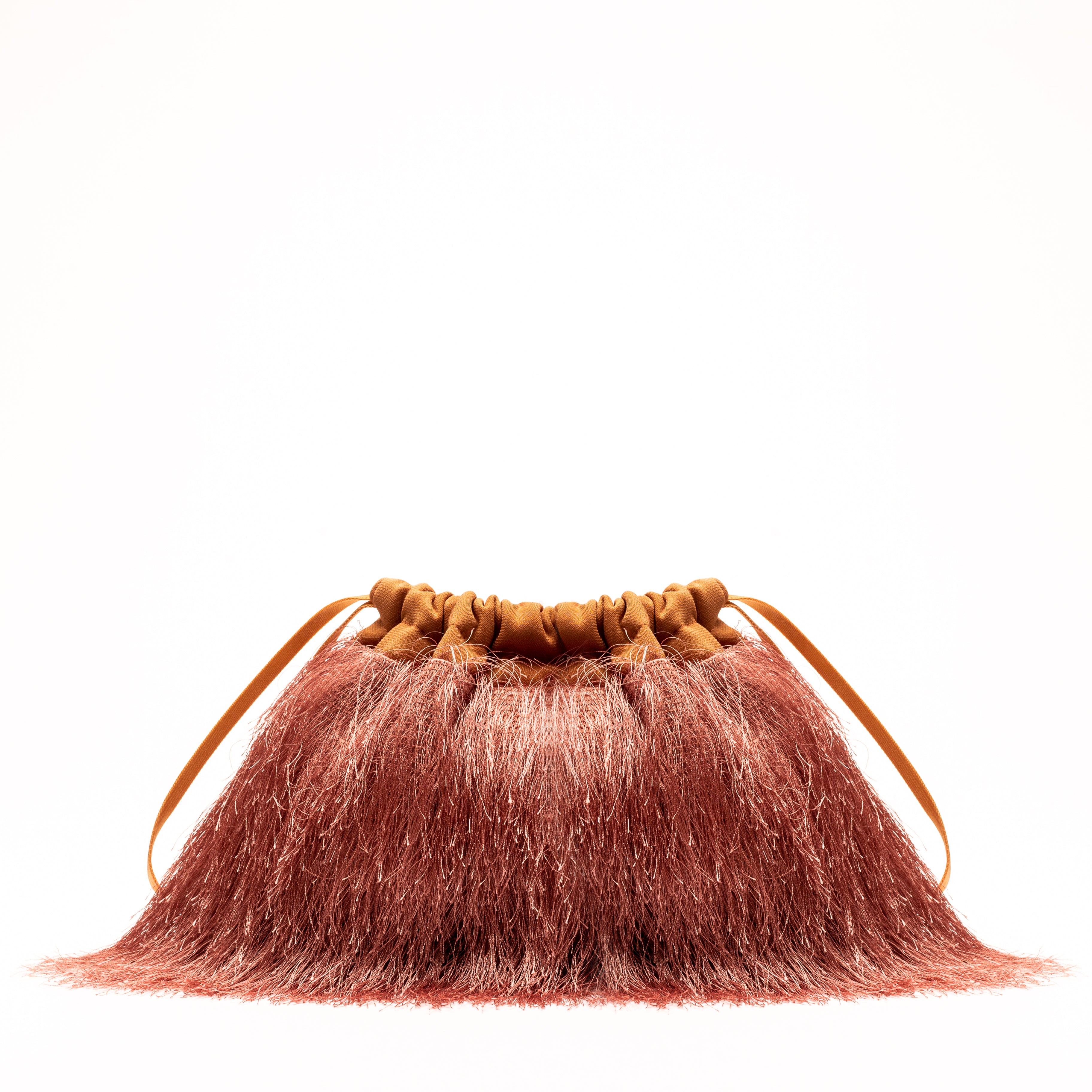 Omi Fringes Nude Bag - LAIA ALEN